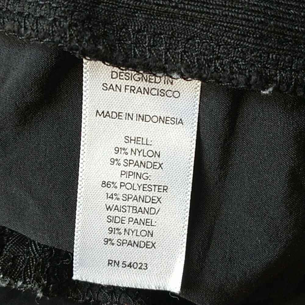 Athleta Brooklyn Luxe Ankle Pant Joggers Side Stripe Black (sz. 6) - Picture 4 of 7